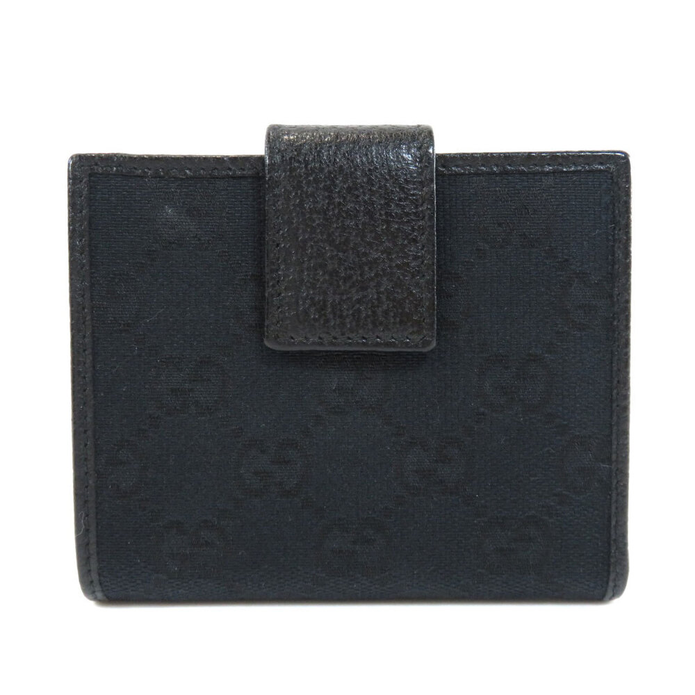 Gucci Wallet Canvas Snap GG Wallet Bi Closure fold Double
